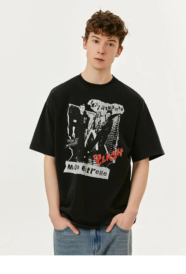 Rock Band Printed T-shirt